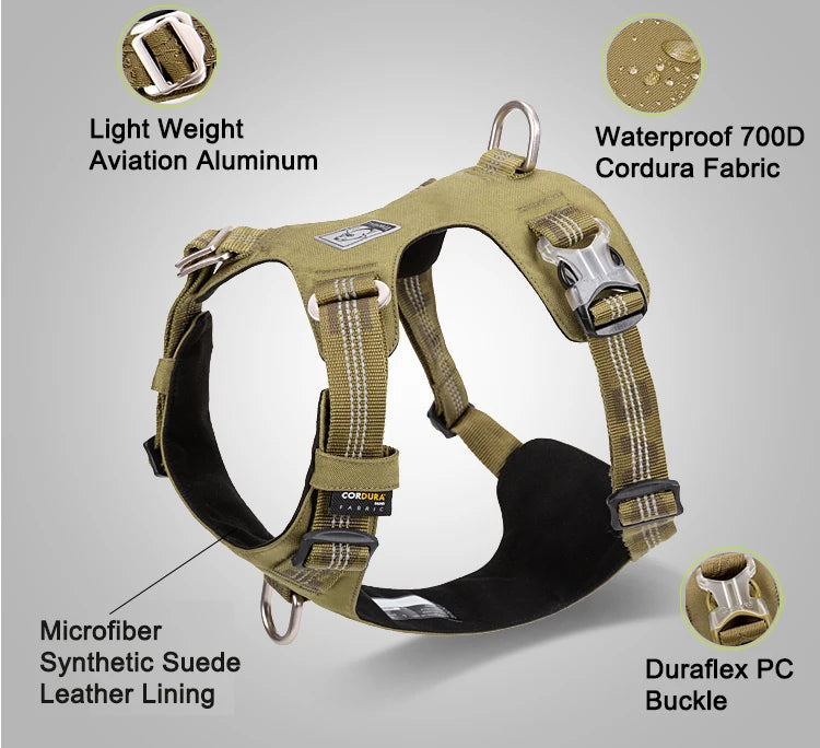 Harnais chien réfléchissant