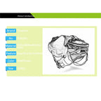 Harnais chien durable étanche