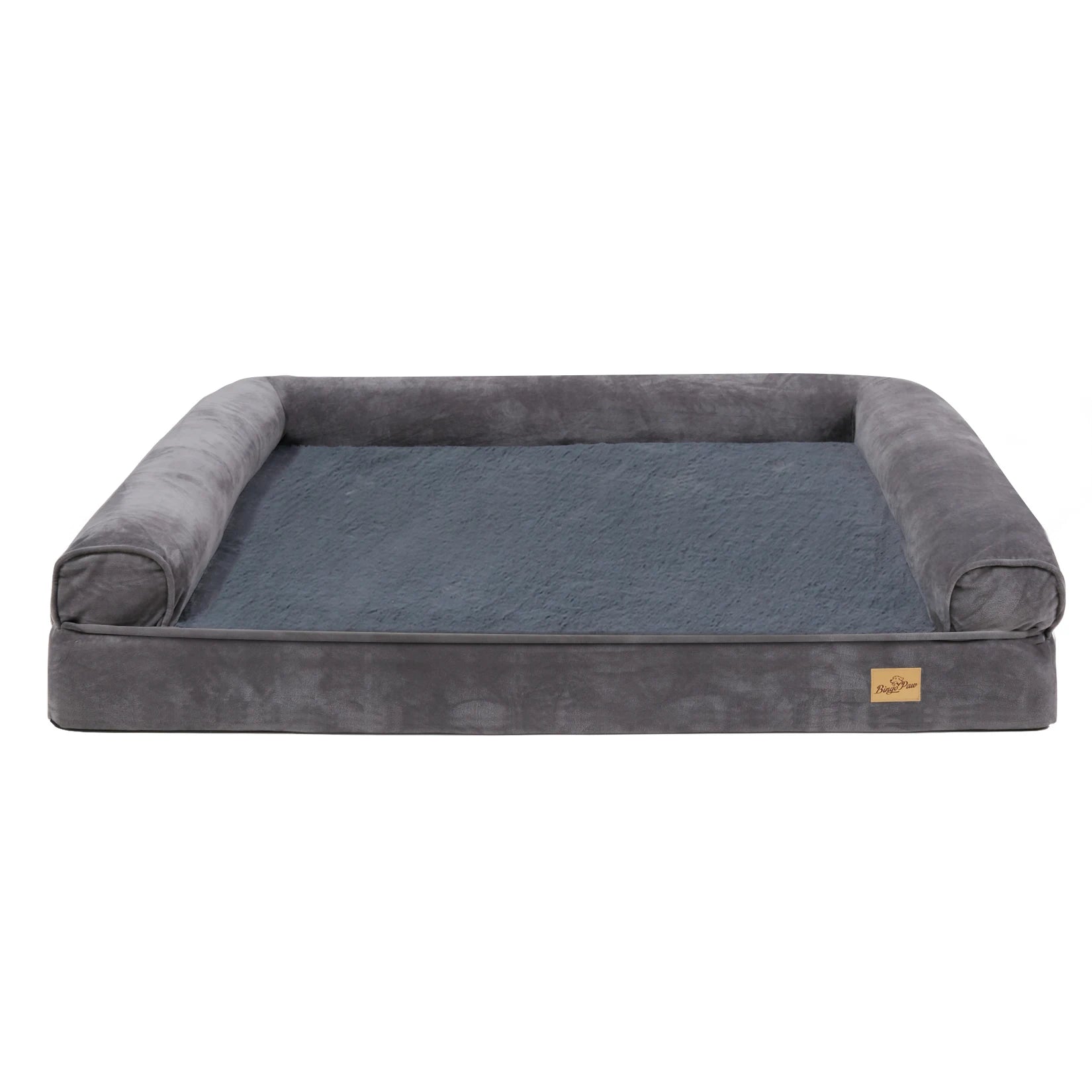Lit orthopédique XXL grand chien rebords housse lavable