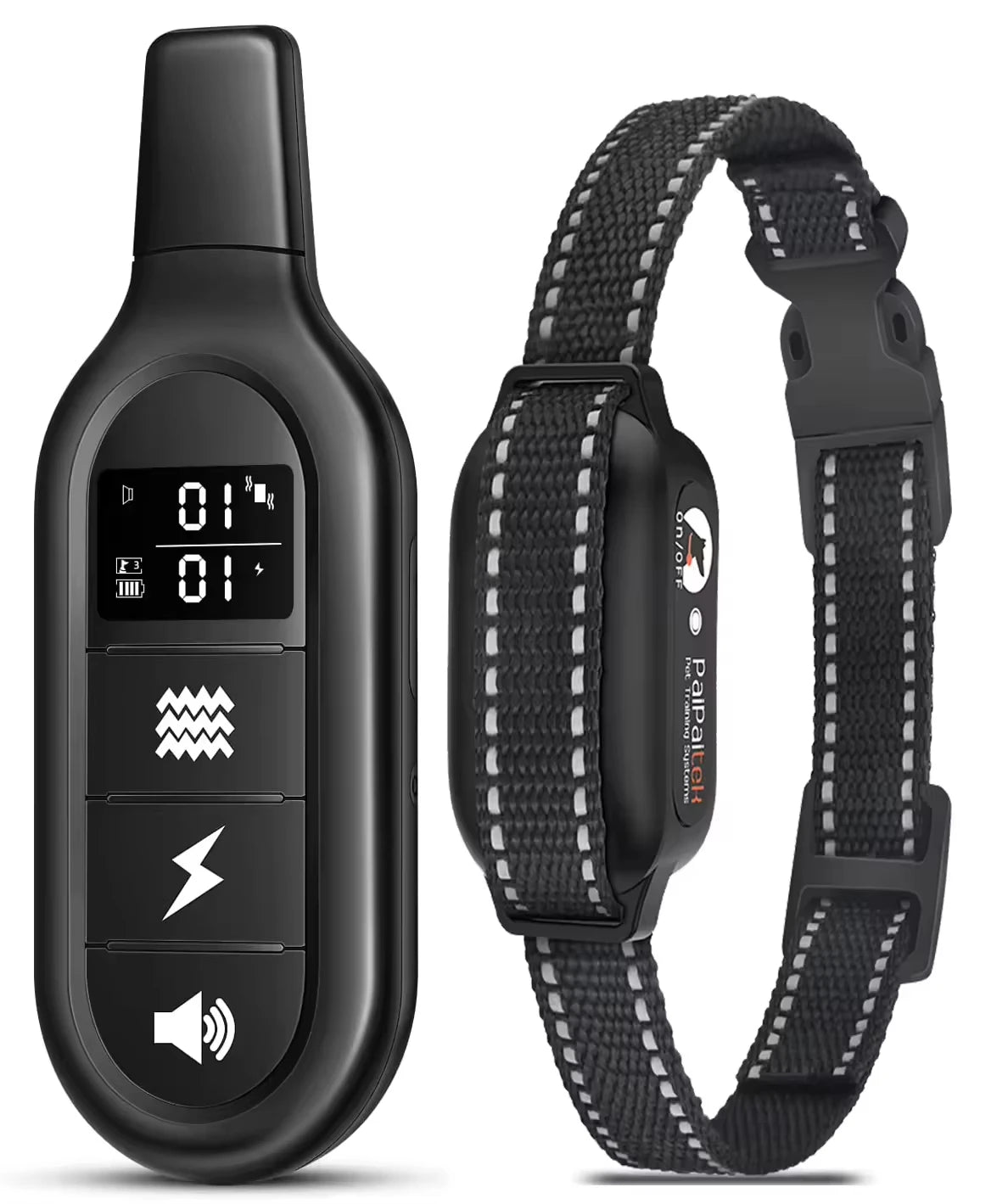 Collier dressage chien 1000 m étanche rechargeable