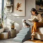 Escaliers antidérapants pour petit chien – Accès sécurisé canapé & lit