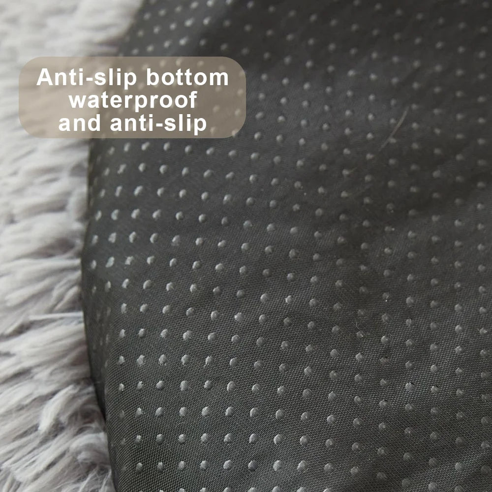 Lit chien peluche patte d’ours hiver S–XL