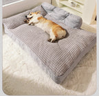 Canapé chien grande taille couchage profond hiver