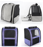 Sac à dos transport chat maille respirante léger