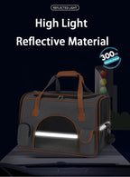 Sac transport animal anti-affaissement poches voyage