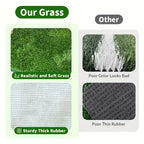 Tapis toilette chien imitation gazon lavable antidérapant