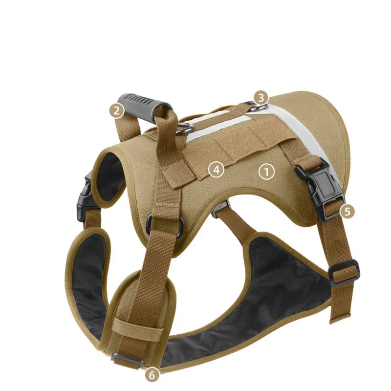 Harnais chien anti-traction