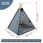 Tipi portable chien chat maison-tente intérieur extérieur