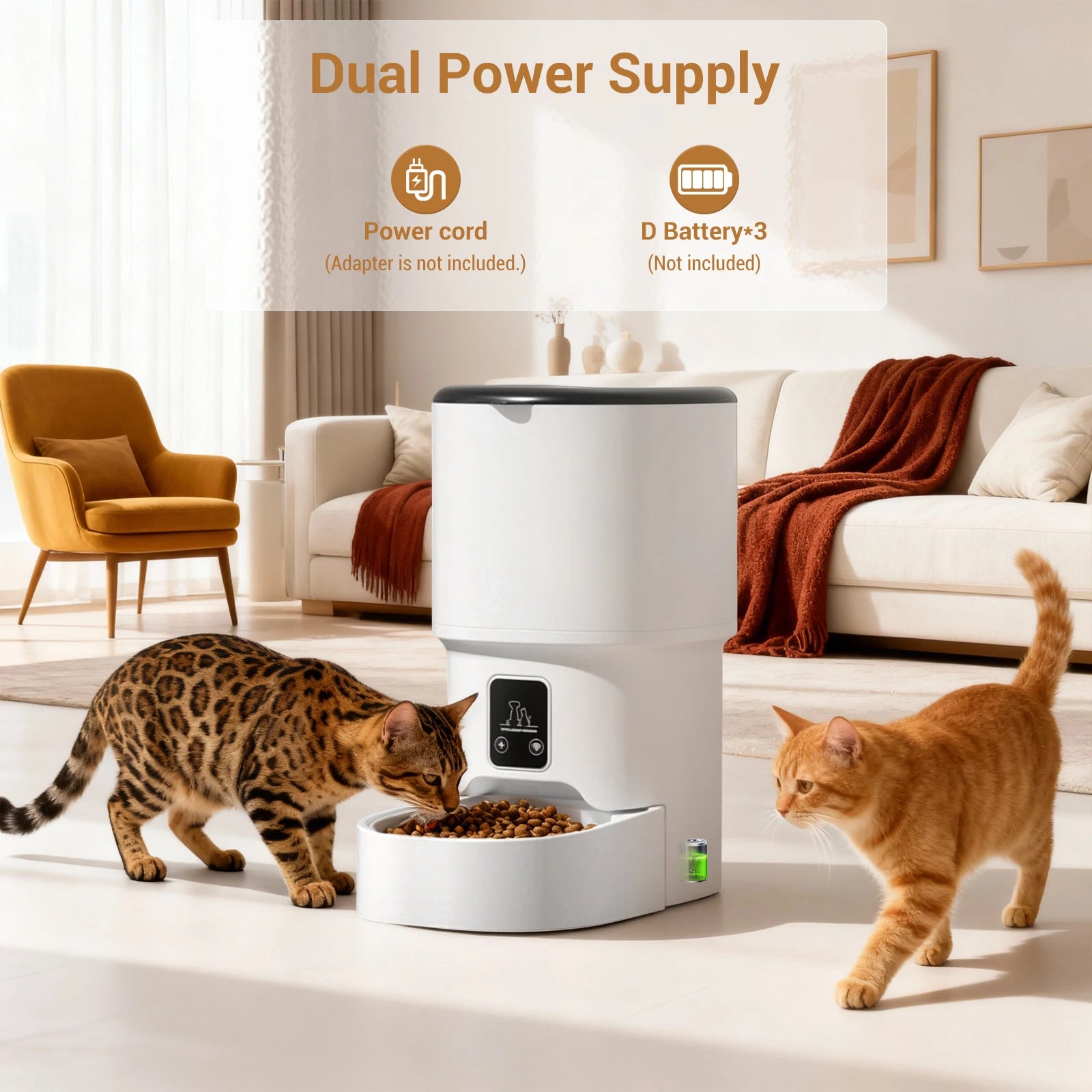 Distributeur automatique 4L chien chat 6 repas