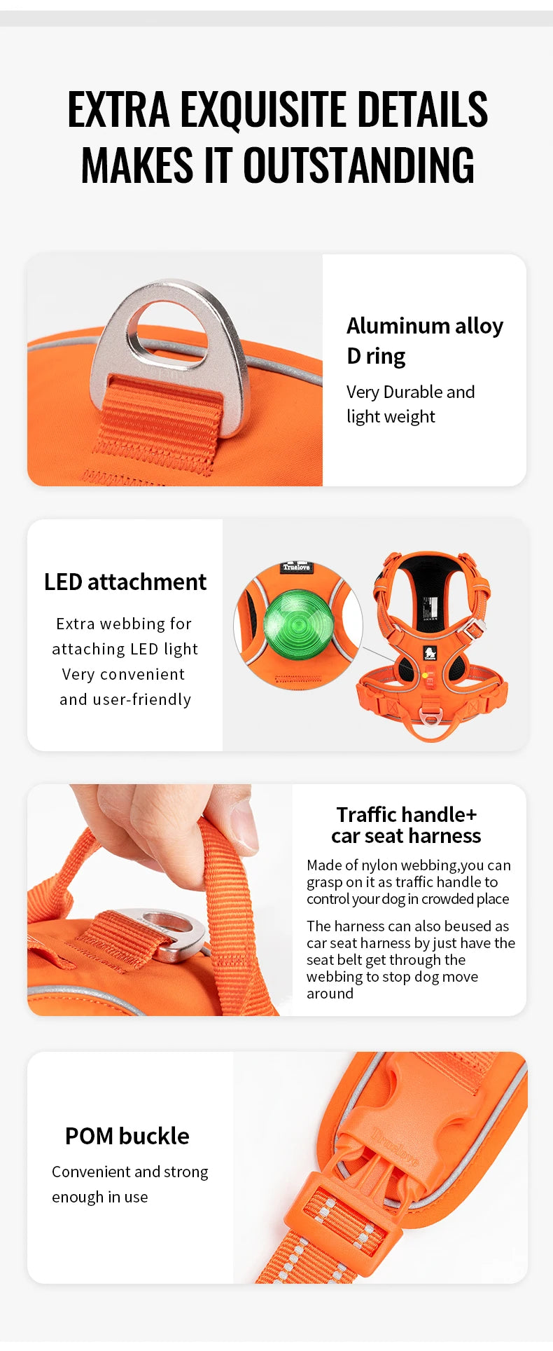 Harnais chien anti-traction