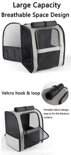 Sac à dos transport chat maille respirante léger