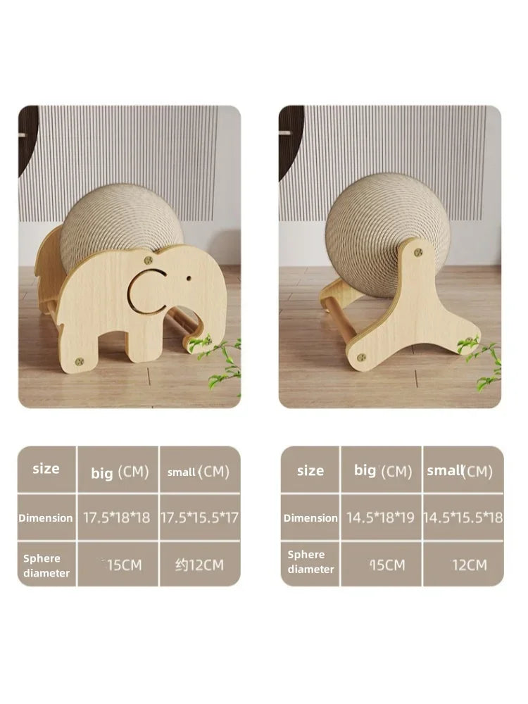 Jouet chat design naturel et ludique