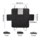 Housse siège arrière chien voiture imperméable