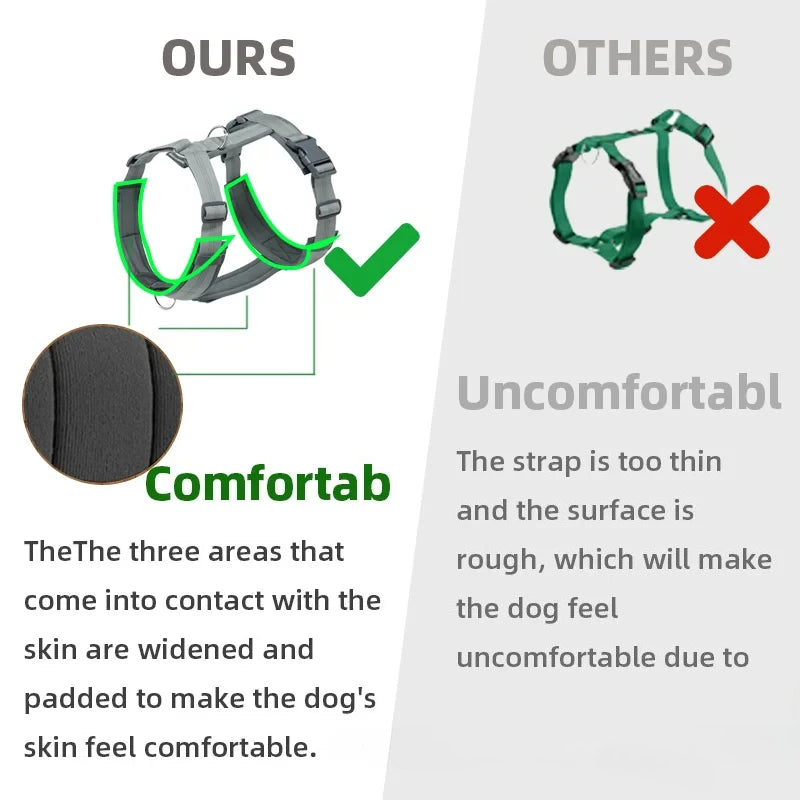 Harnais chien réfléchissant