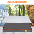 Lit chien grande taille orthopédique housse lavable