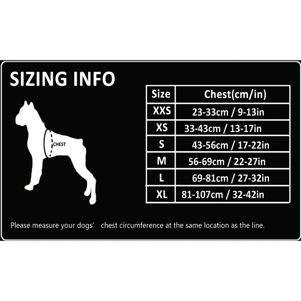 Harnais chien étanche