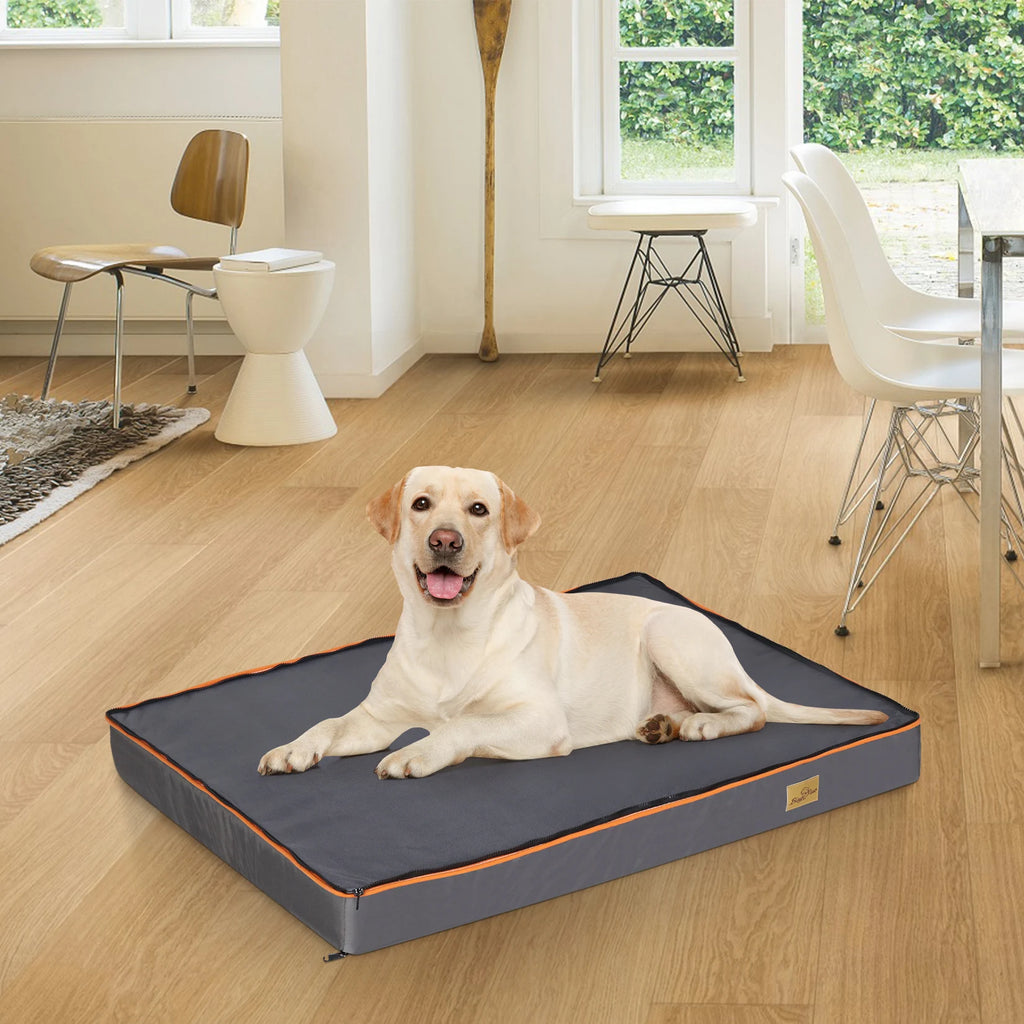 Lit chien grande taille orthopédique housse lavable