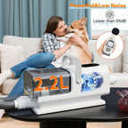 Aspirateur toilettage chien chat tout-en-un souffleur