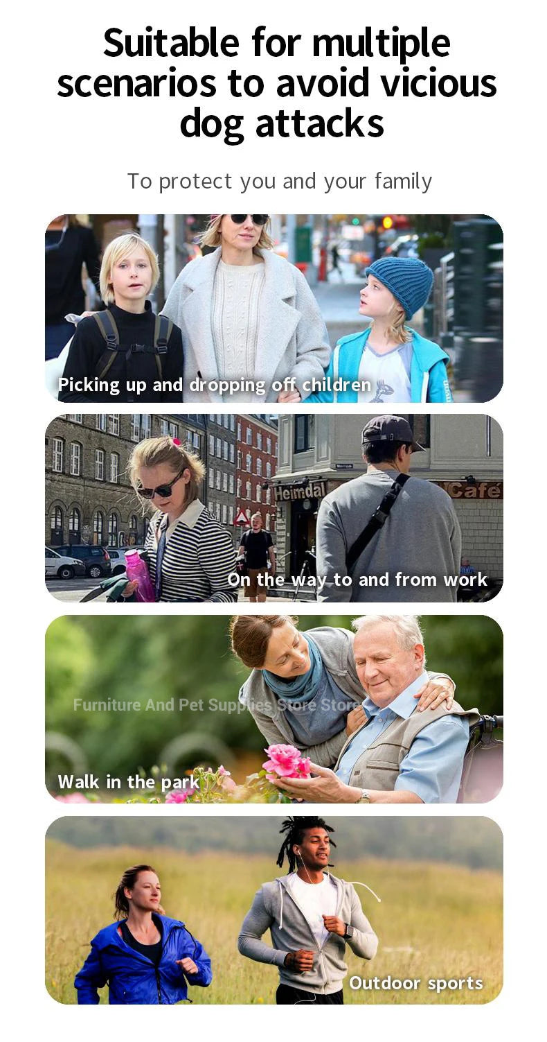 Répulsif chien ultrason anti-aboiement rechargeable LED