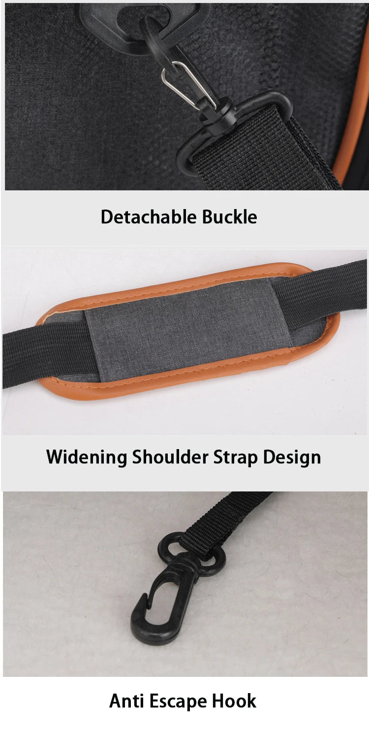 Sac transport animal anti-affaissement poches voyage