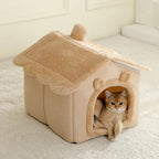 Maison pliable chat chien housse lavable cocoon