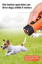 Répulsif chien ultrason anti-aboiement rechargeable LED