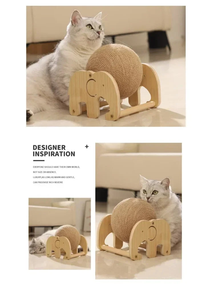 Jouet chat design naturel et ludique