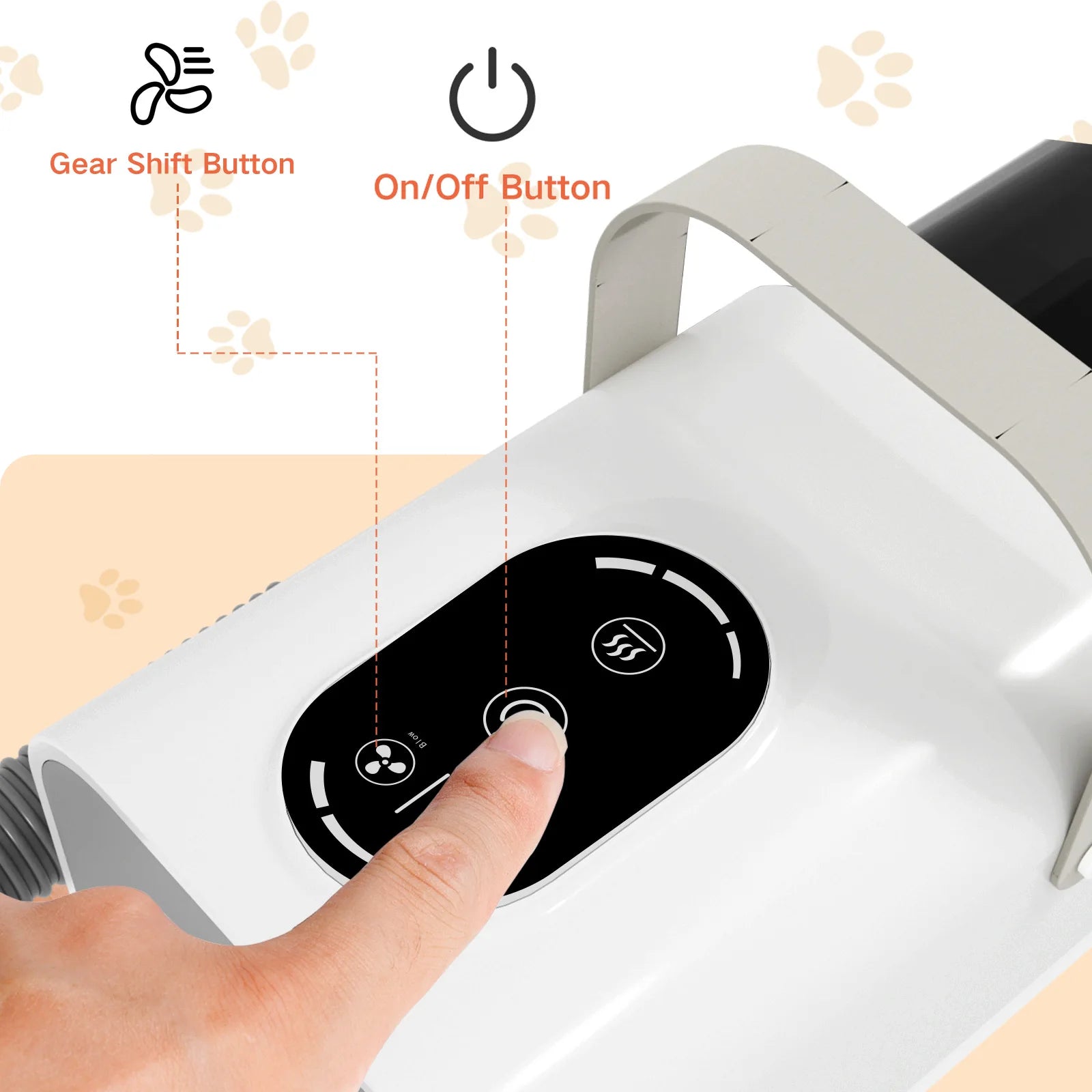 Aspirateur toilettage chien chat tout-en-un souffleur