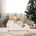 Lit animal surélevé nordique coussin imperméable