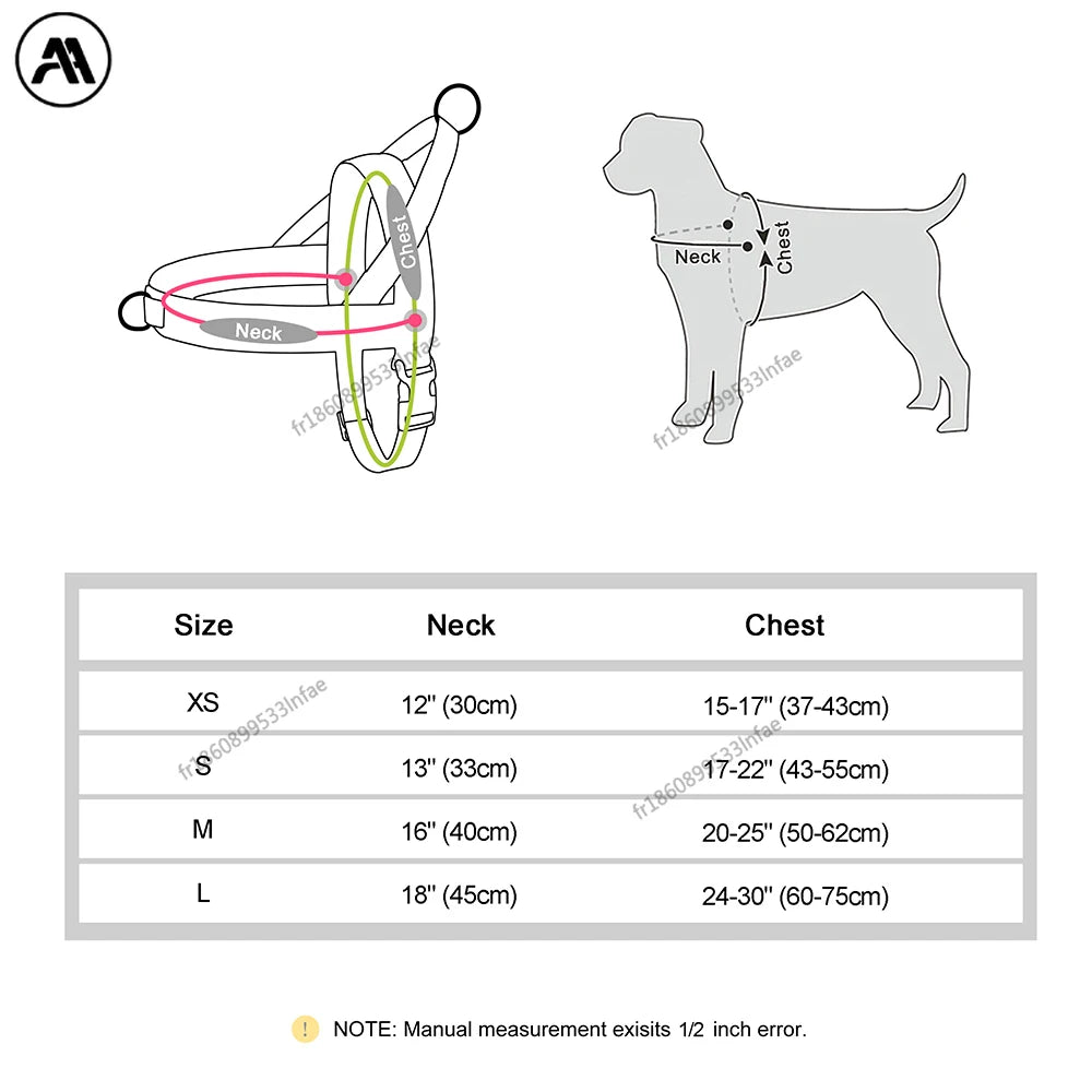 Harnais chien anti-traction