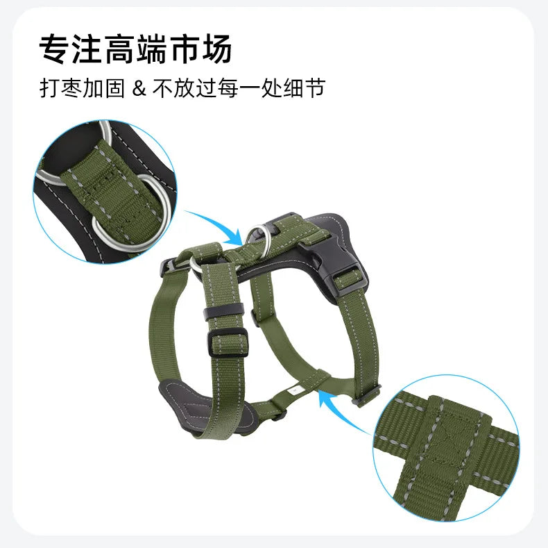 Harnais chien anti-traction