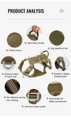 Harnais chien anti-traction