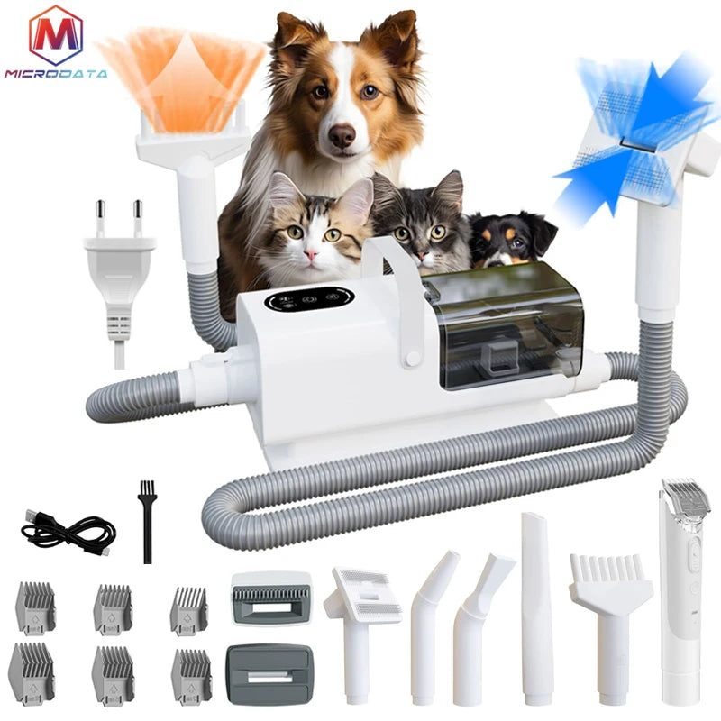 Aspirateur toilettage chien chat tout-en-un souffleur