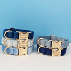 Collier chien velours personnalisable