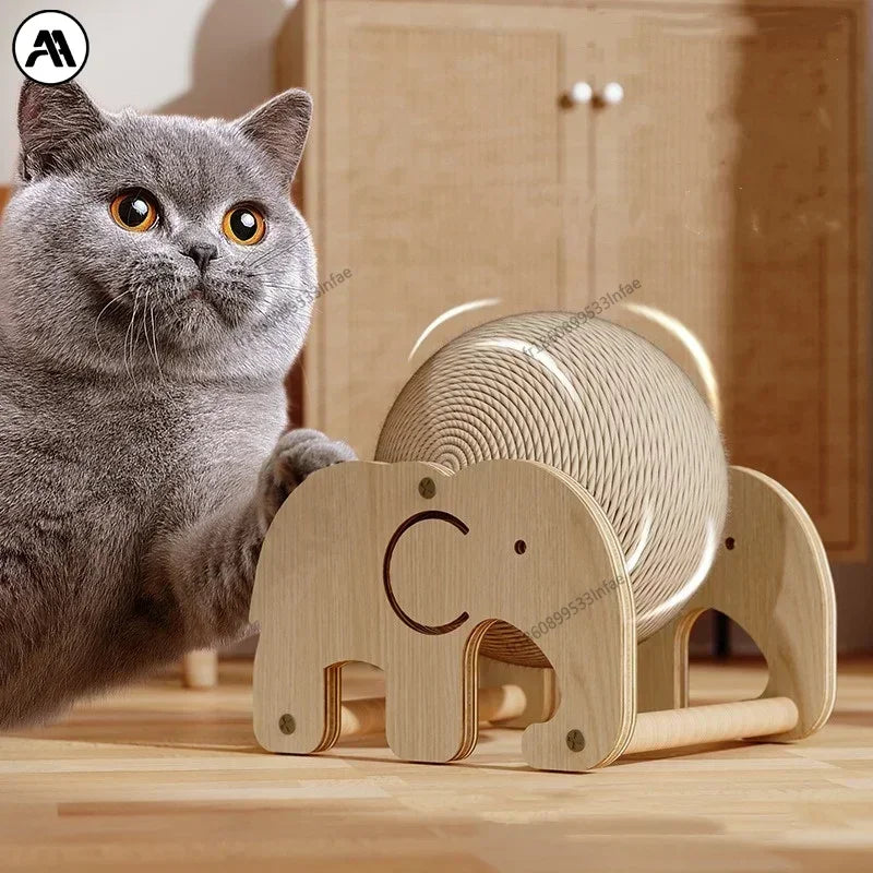 Jouet chat design naturel et ludique