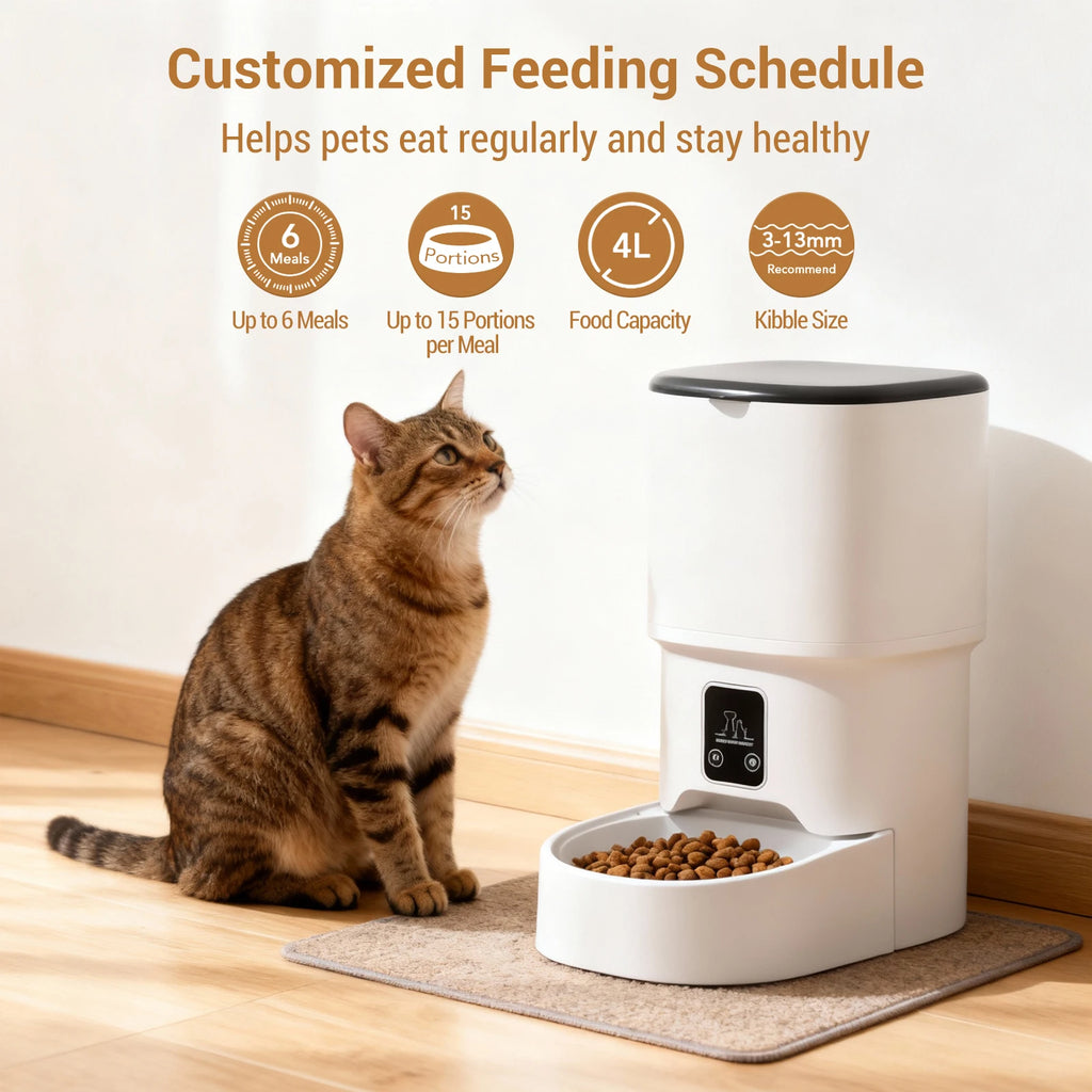 Distributeur automatique 4L chien chat 6 repas
