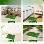 Tapis toilette chien imitation gazon lavable antidérapant