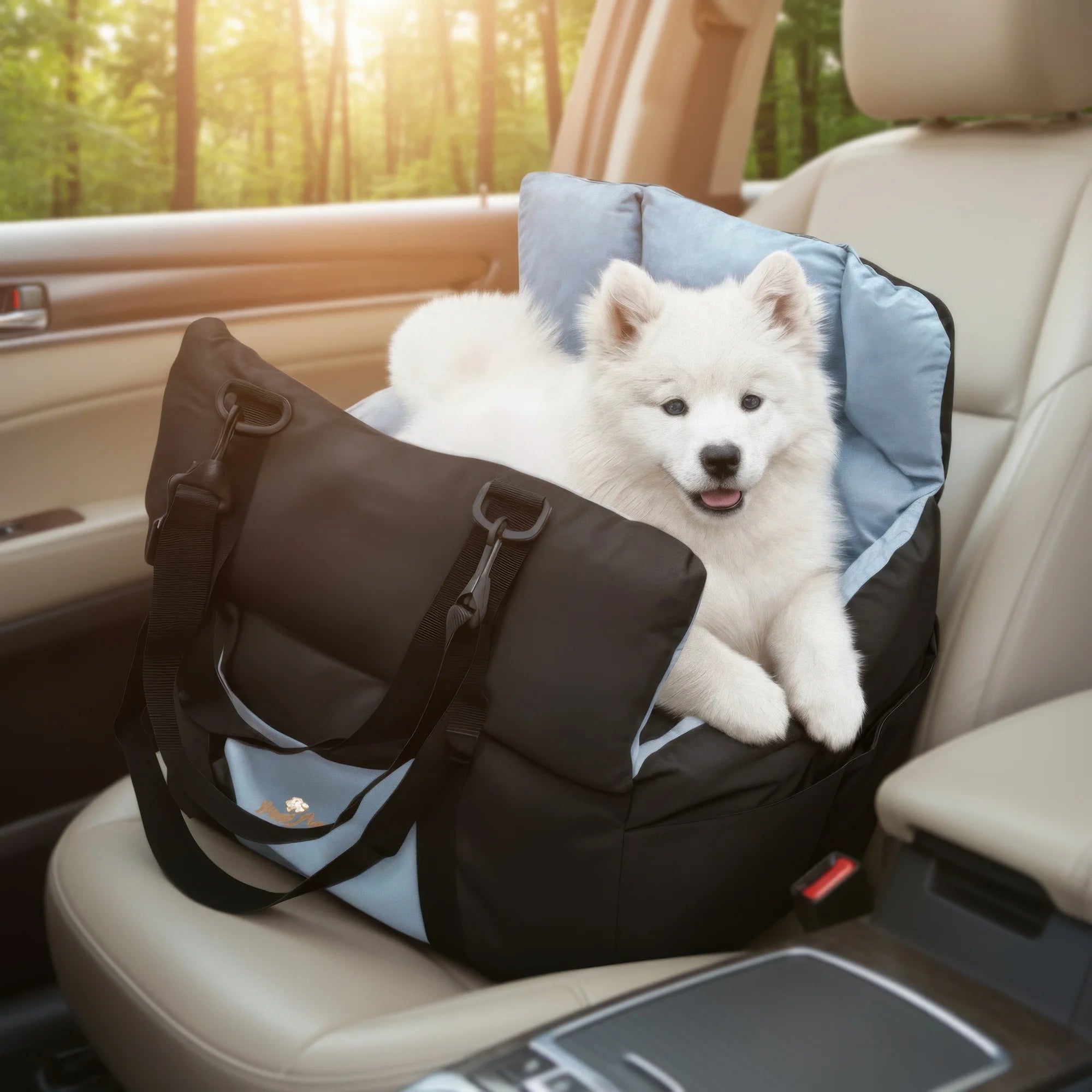 Siège auto chien ≤10 kg sécurisé sac de voyage