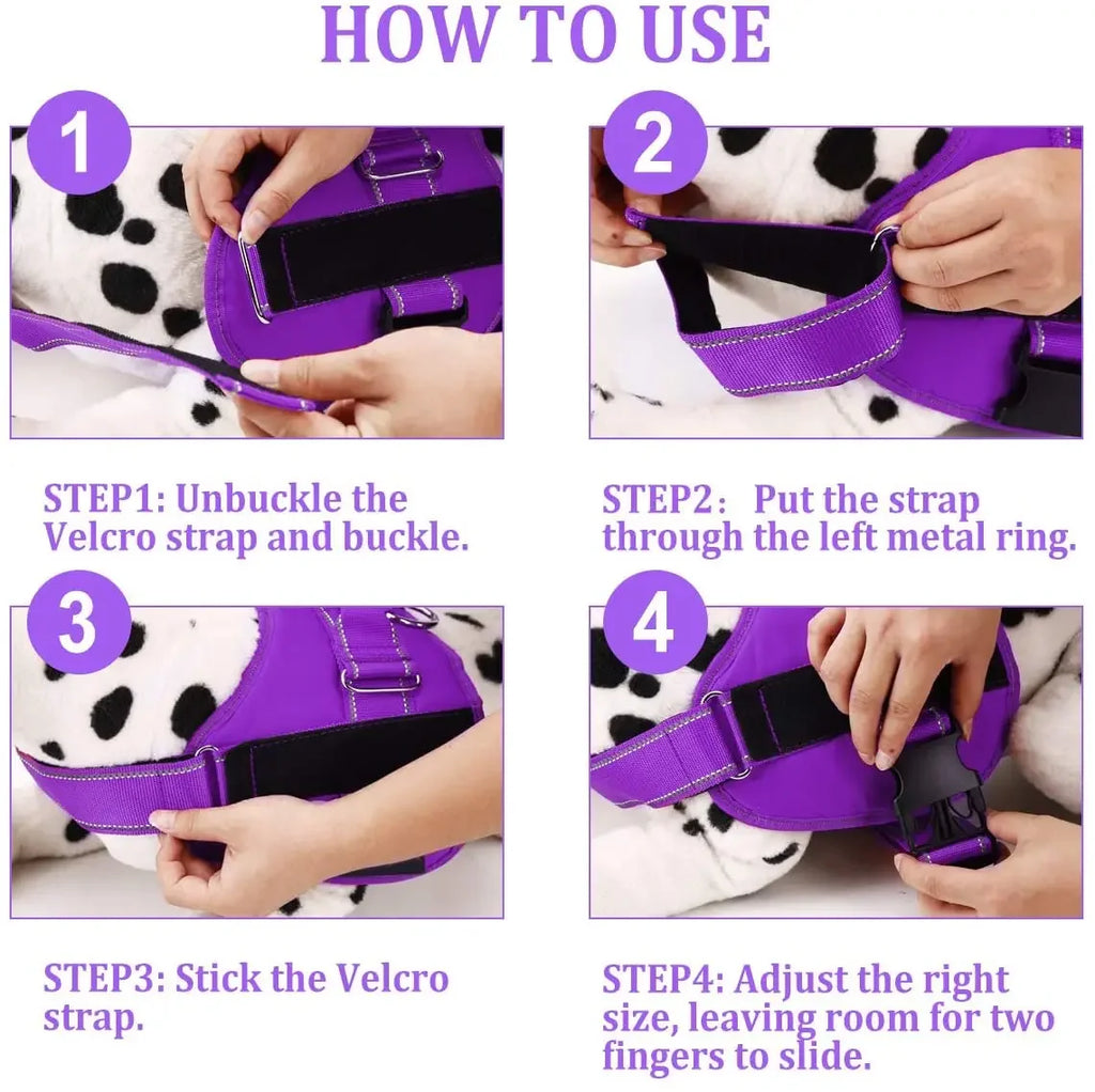 Harnais chien réfléchissant