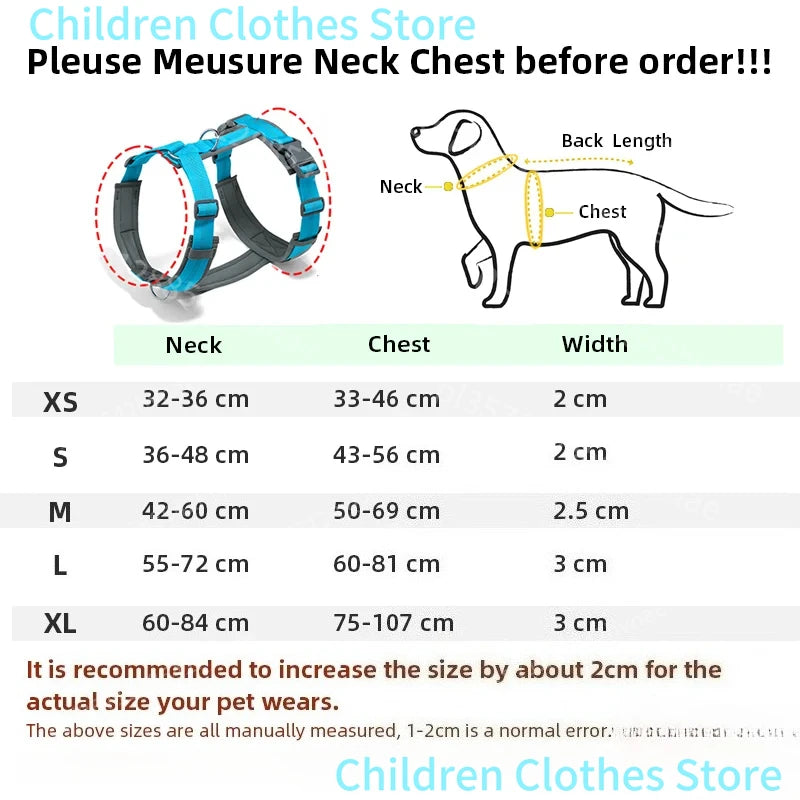 Harnais chien réfléchissant