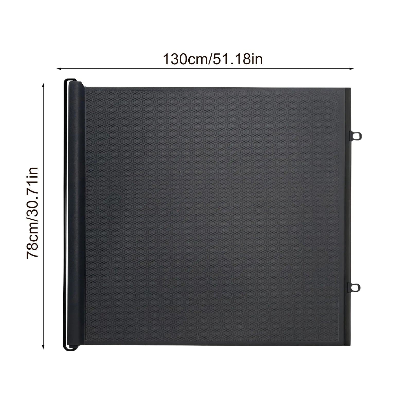 Barrière sécurité rétractable 49 pouces sans perçage