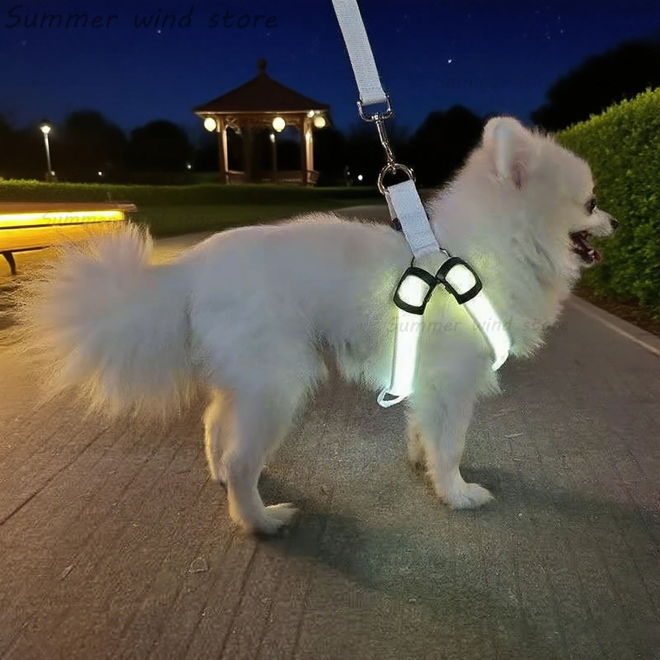 Harnais chien réfléchissant