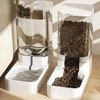 Distributeur eau nourriture chien chat gamelle transparente