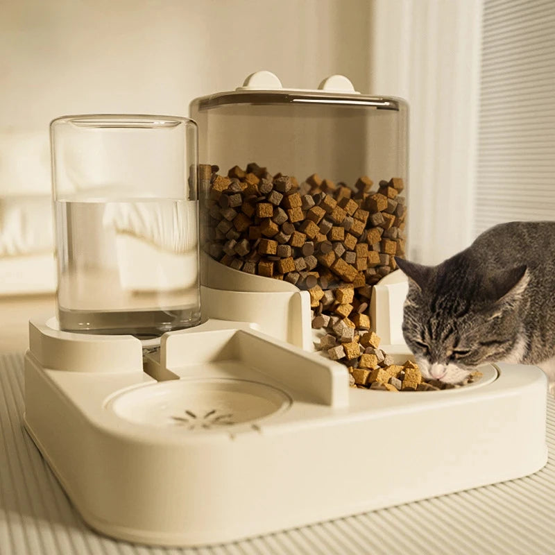 Distributeur auto eau nourriture chat chien fontaine