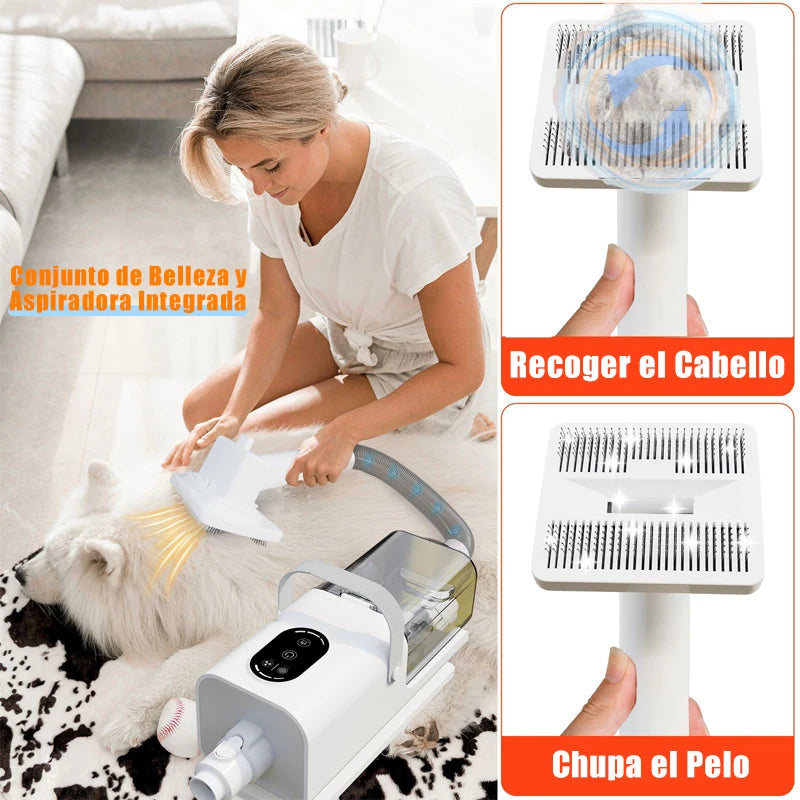 Aspirateur toilettage chien chat tout-en-un souffleur