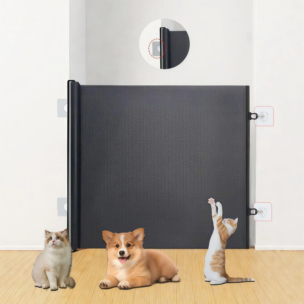 Barrière de sécurité rétractable pour chien & chat