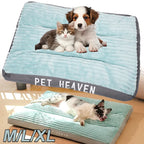 Lit chien velours côtelé chaud démontable