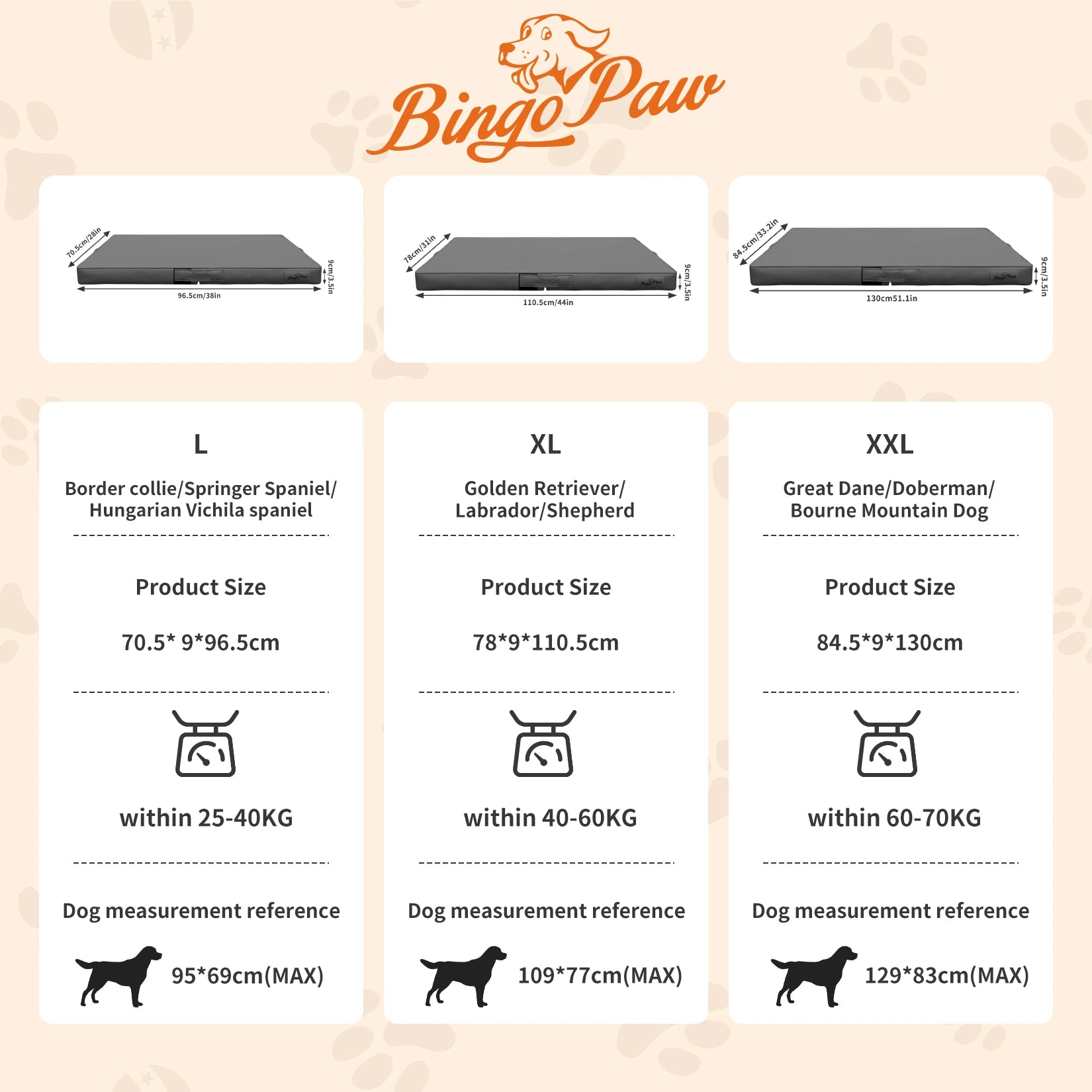 Lit pliable chien cuir microfibre résistant morsures 3D