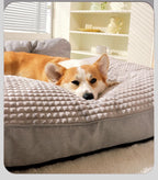 Canapé chien grande taille couchage profond hiver