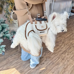 Sac transport animal extérieur réglable clip harnais